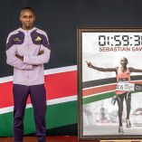 Kenia recibe a su héroe Sabastian Sawe tras su gesta