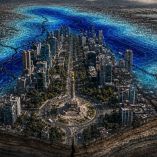 NASA revela mapa de hundimiento en la CDMX