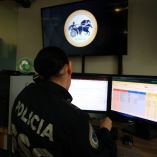 CIUDAD DE MEXICO, MEXICO 29 DE ABRIL DE 2026.  UNIDAD DE LA POLICIA CIBERNETICA DE LA SECRETARIA DE SEGURIDAD CIUDADANA, DURANTE LA ENTREVISTA SOBRE LAS DENUNCIAS POR FRAUDE SOBRE MULTAS DE TRANSITO FALSAS A TRAVES DE MENSAJES DE CELULAR.FOTO: KARINA TEJADA