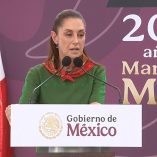 La presidenta Claudia Sheinbaum