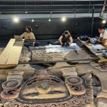 Iniciarán trabajos de conservación en el monolito de Tlaltecuhtli en el Museo del Templo Mayor.