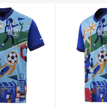 La FIFA presentó el jueves en su sitio web oficial una nueva colección de camisetas de edición limitada