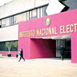 Fachada de la sede del INE.