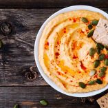 Receta de hummus alto en proteína