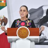 CIUDAD DE MÉXICO, 14MAYO2026.- Claudia Sheinbaum, presidenta de México, durante la conferencia matutina realizada en Palacio Nacional.FOTO: MARIO JASSO/CUARTOSCURO.COM