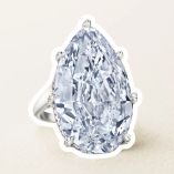 Christie’s presentó el diamante azul fantasía más grande jamás subastado.