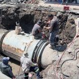 Una vez que se encuentre en completa operación, aumentará gradualmente la presión en el suministro de agua para la zona