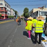 Este ciclocarril conecta con la ciclovía Gran Tenochtitlán, recién instalada en la Calzada de Tlalpan