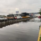 En CDMX e inundaron la Calzada Ermita Iztapalapa, Eje 6 Sur, Calzada Ignacio Zaragoza, la Autopista México-Puebla,