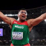 Uziel Muñoz se colocó en el octavo lugar en la Diamond League en la prueba de lanzamiento de bala