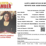 Activan Alerta Amber por desaparición de Scarleth Daniela en Ecatepec; temen por su integridad