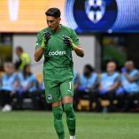 Esteban Andrada of Monterrey during the FIFA Club World Cup 2025 round of 16 match between Borussia Dortmund and CF Monterrey at Mercedes-Benz Stadium on July 01, 2025 in Atlanta, Georgia, United States.