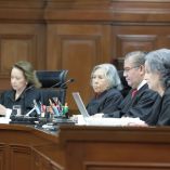 Aspecto del pleno de la Suprema Corte de Justicia de la Nación.