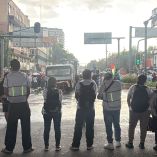 La marcha avanzó desde la Escuela de Ciencias Biológicas del IPN hasta la esquina de México-Tacuba y Circuito Interior.