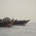 Vessels are anchored in the Strait of Hormuz, as seen from Musandam, Oman, June 10, 2026. REUTERS/Stringer