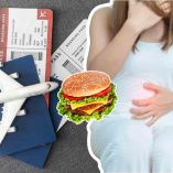 Alimentos que no debes comer en vuelos