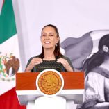 La presidenta Claudia Sheinbaum en su conferencia