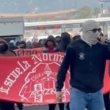 Así los manifestantes