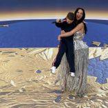 Katy Perry brilló e hizo lucir al pequeño Tius Luka.