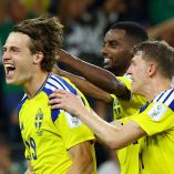 Mattias Svanberg anotó en la goleada de Suecia ante Túnez