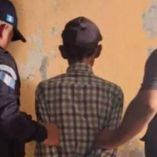 Agentes de la Policía Nacional Civil de Guatemala detuvieron a Rigoberto “N” en Escuintla, acusado de agredir a su hija y nieta con un cuchillo.