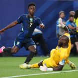 Vinicius Júnior marcó uno de los goles de la canarinha.