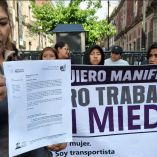 Las inconformes, pertenecientes a la Sociedad de Autotransportes México Cuautitlán Melchor Ocampo Zumpango