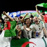 Afición de Argelia celebró con todo el empate ante Austria