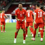 Suiza celebra su pasaje a octavos de final.
