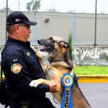 En la ceremonia de jubilación cada agente K9 fue identificado mediante la lectura de su microchip