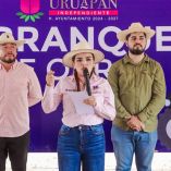 Grecia Quiroz García, alcaldesa de Uruapan, reclamó que la presidenta no visite el municipio.