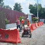 Los trabajos se realizan en coordinación con la Secretaría de Gestión Integral de Riesgos y Protección Civil