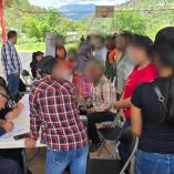 Autoridades arribaron a la comunidad para implementar una jornada de atención integral..