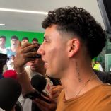El mundialista, a su llegada a la Perla de Occidente.
