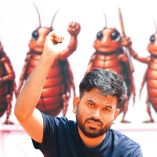 Abhijeet Dipke, la cara del partido de la cucaracha en la India.
