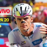 Isaac del Toro, etapa 20 del Tour de Francia 2026, sábado 25 de julio de 2026