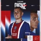 Lucas Digne regresó al PSG con 33 años; será el recambio de Nuno Mendes.