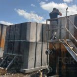 La inspección judicial se ejecutó como parte de una investigación por una denuncia referente al almacenamiento de hidrocarburo en el predio de forma ilícita.