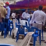Tres hombres fueron asesinados y un músico resultó herido durante un ataque armado en el salón de fiestas "Baby Oh" en Santo Domingo Zanatepec.