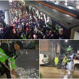 Lluvias azotan surponiente y oriente de CDMX; afectan servicio en Línea A