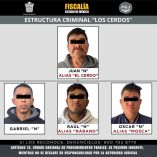 Por los delitos de secuestro exprés con fines de robo y extorsión, los detenidos alcanzarían una sentencia de hasta 100 años de cárcel