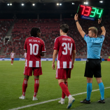 Armando “Hormiga” González disputó sus primeros minutos con el Olympiacos en la victoria frente al Aster