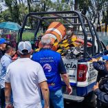 La alcaldía Coyoacán y la SSC coordinaron un operativo en el Barrio San Lucas para retirar comercio informal no autorizado y estructuras que bloqueaban la vía pública.