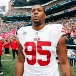 Alfred Collins sufrió una severa lesión durante una de las prácticas de los 49ers de San Francisco en Melbourne, a la espera del inicio de temporada.