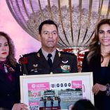 En esta ocasión, el Casino del H. Colegio Militar se convirtió en el Salón de Sorteos de la Lotería Nacional, en donde se instaló la “Esfera de la Suerte”, emblema de la institución.