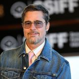 US actor Brad Pitt poses during a photocall to promote the film "Heart of the Beast" during the 74th San Sebastian International Film Festival in the northern Spanish Basque city of San Sebastian on September 23, 2026. (Photo by ANDER GILLENEA / AFP)
