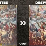 Concluyen restauración de pinturas en templo de Chalcatongo