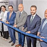 Autoridades del Hospital Angeles México inaugurando nueva Unidad de Terapia Intensiva.