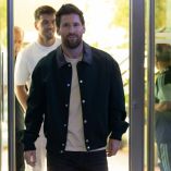 Lionel Messi llegó a la concentración de la Selección Argentina en las instalaciones de la AFA