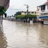 Inundación en Veracruz en octubre de 2025.